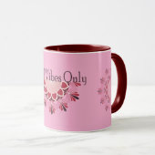 Mandala Gute Vibes Tasse (VorderseiteRechts)