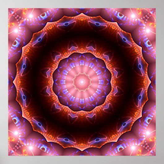 Mandala Ha'alele loa Poster (Vorne)