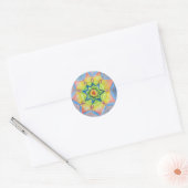 Mandala Hand bemalt Sticker (Umschlag)