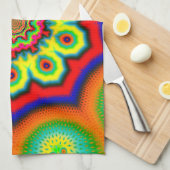 Mandala Handtuch (Viertel Falte)