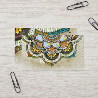 Mandala Happiness Visitenkarte