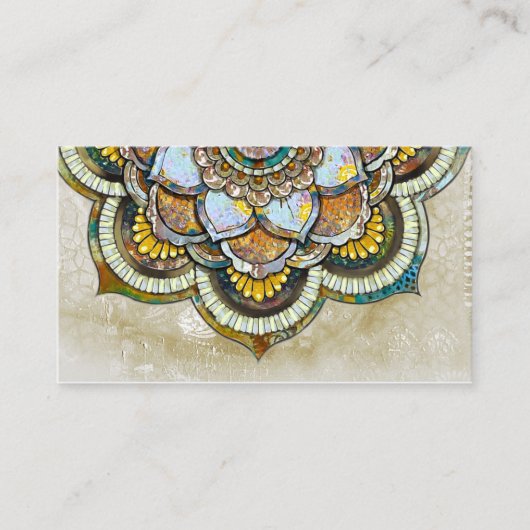 Mandala Happiness Visitenkarte (Vorderseite)