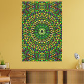 Mandala Harmony – Premium Wrapped Canvas Elegance Leinwanddruck (Insitu (Wohnzimmer))