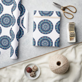 Mandala Heiliges Geometrisches Muster Geburtstagsf Geschenkpapier