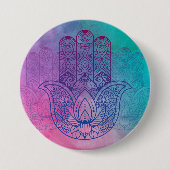 Mandala Henna | Lotus Hand Button (Vorderseite)