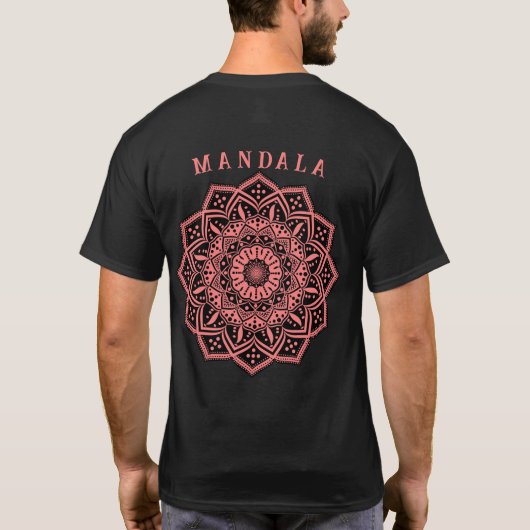 Mandala Herren T-Shirt (Rückseite)