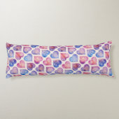 Mandala Herzmuster Seitenschläferkissen (Rückseite)