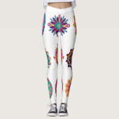 Mandala Hintergrund Leggings (Vorderseite)