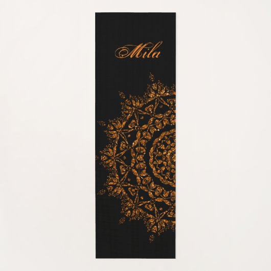 Mandala-Hintergrund Yogamatte (Vorderseite)