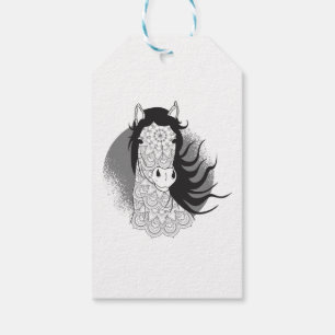 Mandala Horse Lover Cowgirl Princess Cowboy Farm Geschenkanhänger
