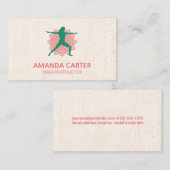 Mandala Icon | KriegerYoga-Pose Visitenkarte (Vorne/Hinten)