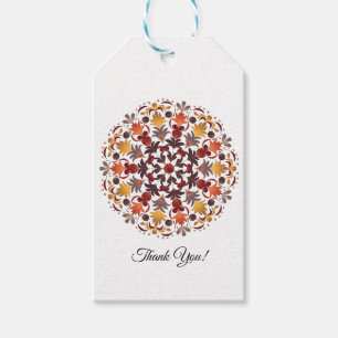 Mandala im Herbst Geschenkanhänger