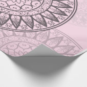 Mandala im Rosa Geschenkpapier (Ecke)