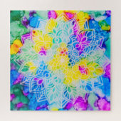 Mandala in Alcohol Ink Puzzle (Horizontal)