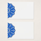 Mandala in blau (Vorne & Hinten)