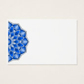 Mandala in blau (Rückseite)