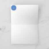 Mandala in blau (Innenseite)