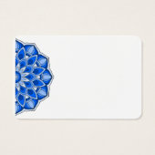 Mandala in blau (Rückseite)