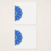 Mandala in blau (Vorne & Hinten)