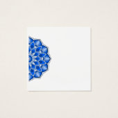 Mandala in blau (Rückseite)