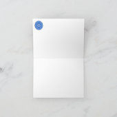 Mandala in blau (Innenseite)