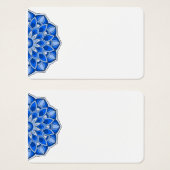 Mandala in blau (Vorne & Hinten)