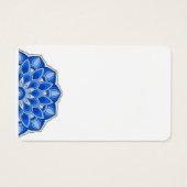 Mandala in blau (Rückseite)