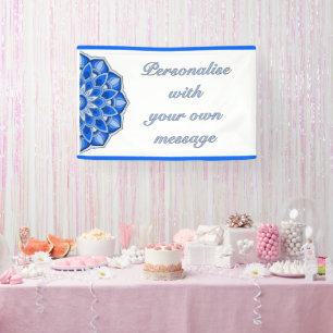 Mandala in Blau Banner