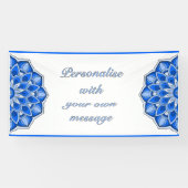 Mandala in Blau Banner (Horizontal)