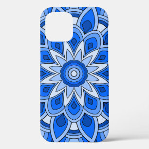 Mandala in blau Case-Mate iPhone hülle