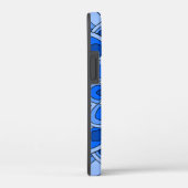 Mandala in blau Case-Mate iPhone hülle (Rückseite / Rechts)