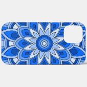 Mandala in blau Case-Mate iPhone hülle (Rückseite (Horizontal))