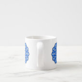 Mandala in blau espressotasse (Rückseite)