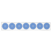 Mandala in blau großer tischläufer (Horizontal)
