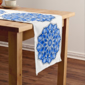 Mandala in blau großer tischläufer (Beispiel)