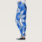 Mandala in blau leggings (Links)