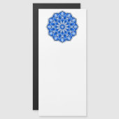 Mandala in blau magneteinladung (Vorne/Hinten)