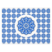 Mandala in blau tischdecke (Vorderseite (Horizontal))