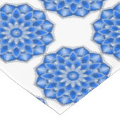 Mandala in blau tischdecke (Schrägansicht)