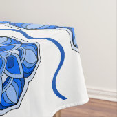 Mandala in blau tischdecke (Beispiel)