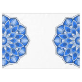 Mandala in blau tischdecke (Vorderseite (Horizontal))