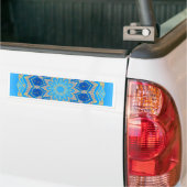 Mandala in blau und türkis autoaufkleber (Auf Lkw)