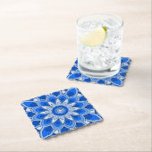 Mandala in blau untersetzer (Vor Ort)