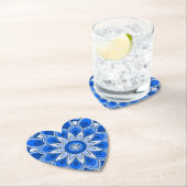 Mandala in blau untersetzer (Vor Ort)