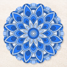 Mandala in blau