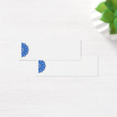 Mandala in blauer Visitenkarte (Schreibtisch)