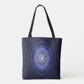 Mandala in Blue...... Tasche (Rückseite)