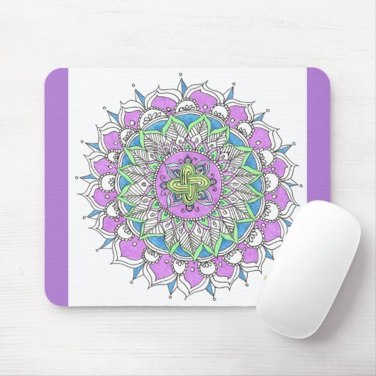 Mandala in der Harmonie Mousepad (Mit Mouse)