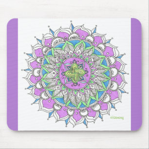 Mandala in der Harmonie Mousepad