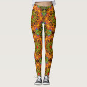 MANDALA in Golden Leggings (Vorderseite)